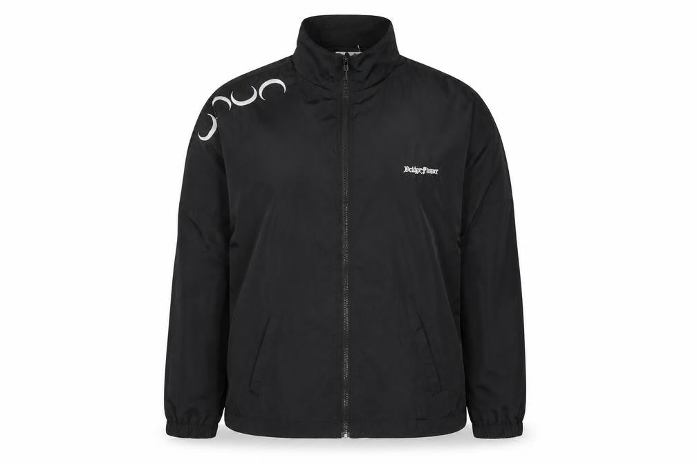 D.X Women’s Black Polyester Bomber Jacket Size M Full Zip Casual