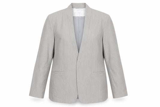 Capsule Women Grey Size 16 Regular Fit Blazer Jacket