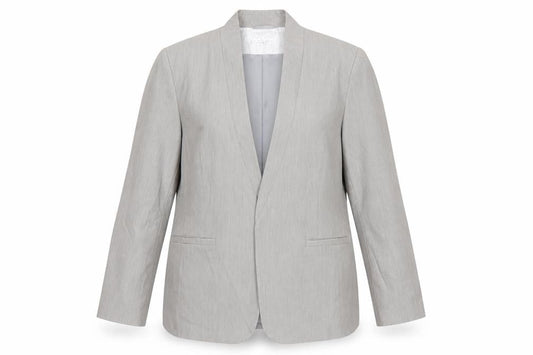 Capsule Women Grey Size 16 Regular Fit Blazer Jacket