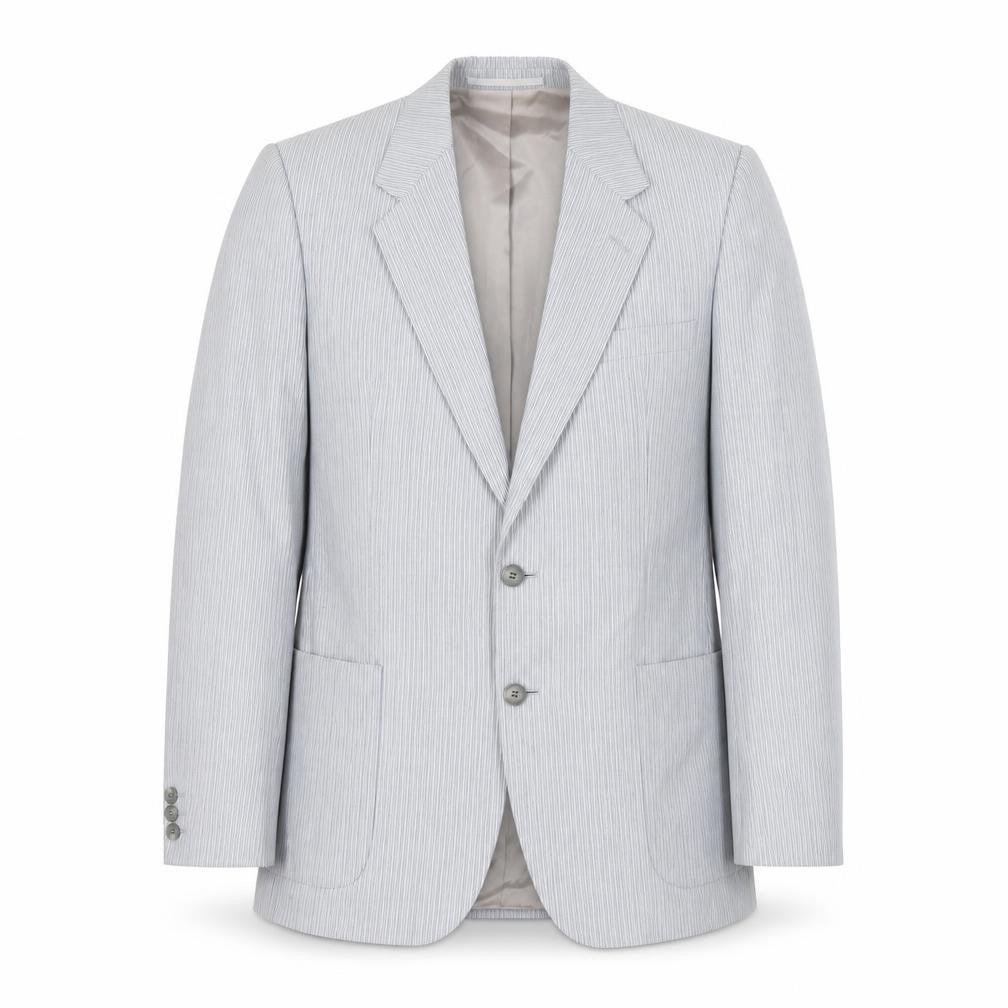 Joshua Taylor Cambridge Men's Grey Striped 40R Blazer Jacket