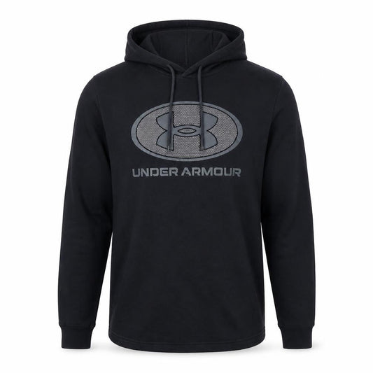 Under Armour Mens Black Pullover Hoodie Small Logo Sportswear