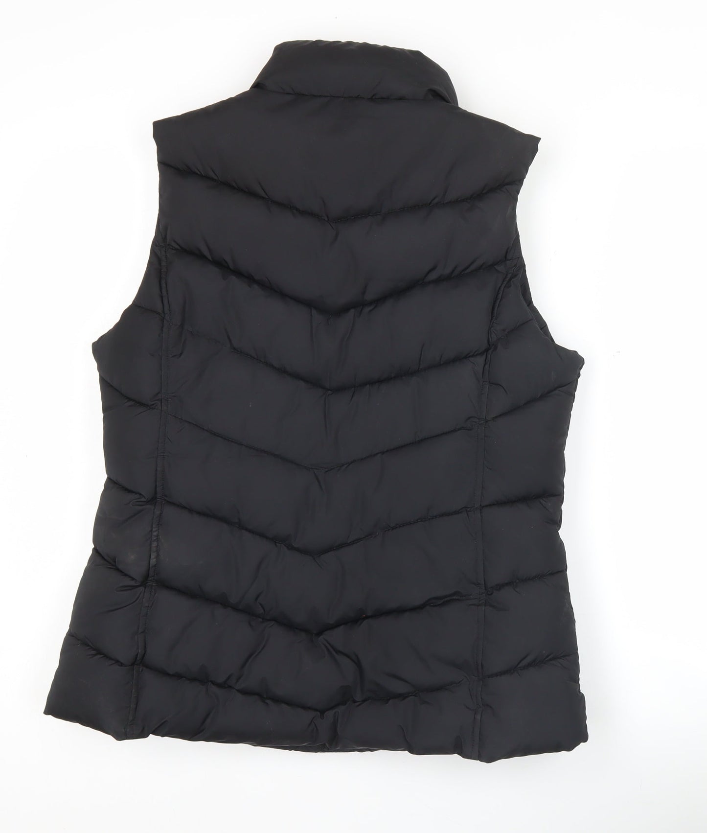 Gap Women’s Black Puffer Waistcoat Size S Sleeveless Quilted Vest