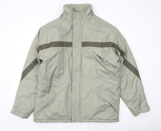 BHS Men’s Grey Medium 38-40" Parka Jacket Polyester Winter Coat