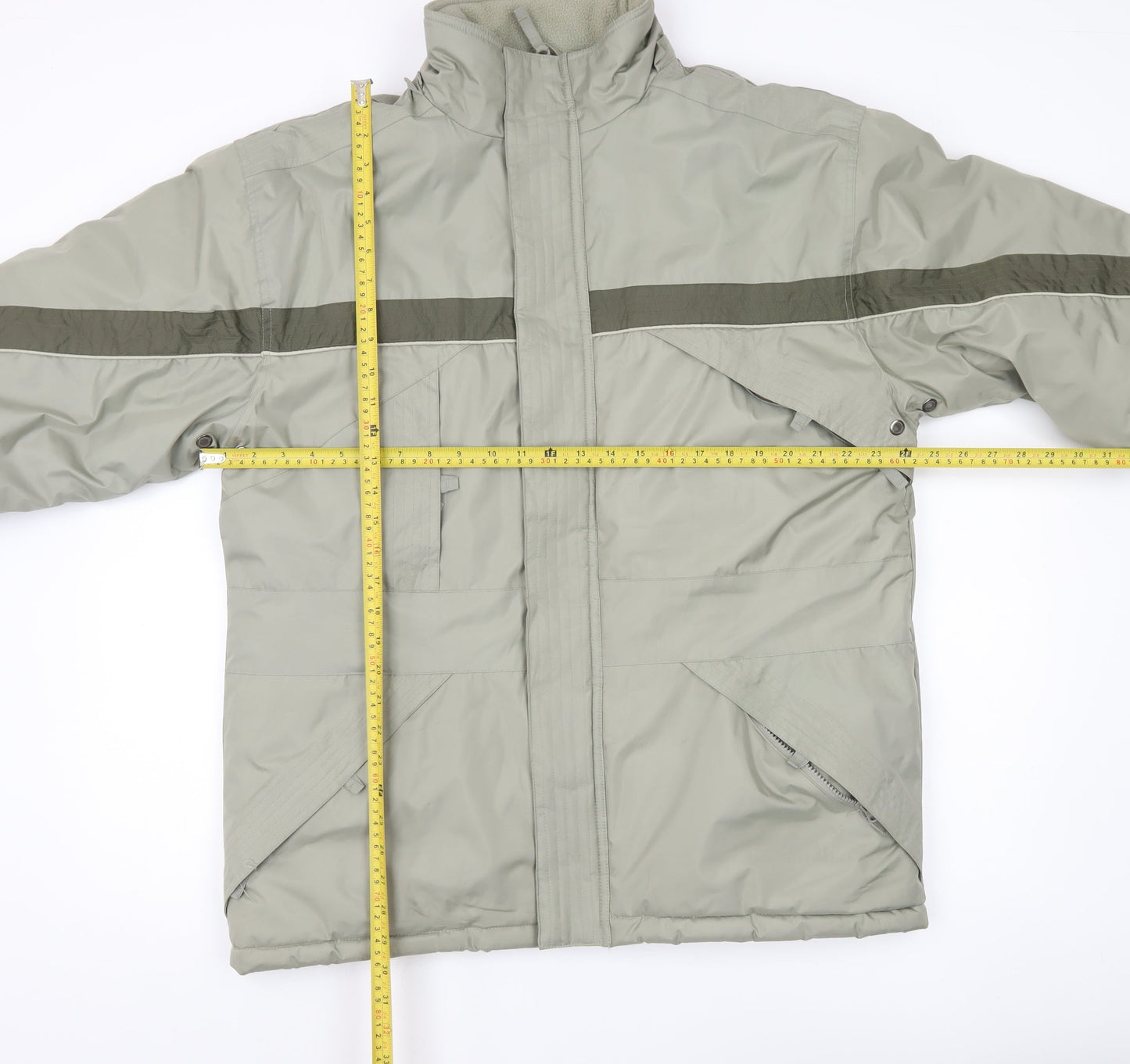 BHS Men’s Grey Medium 38-40" Parka Jacket Polyester Winter Coat