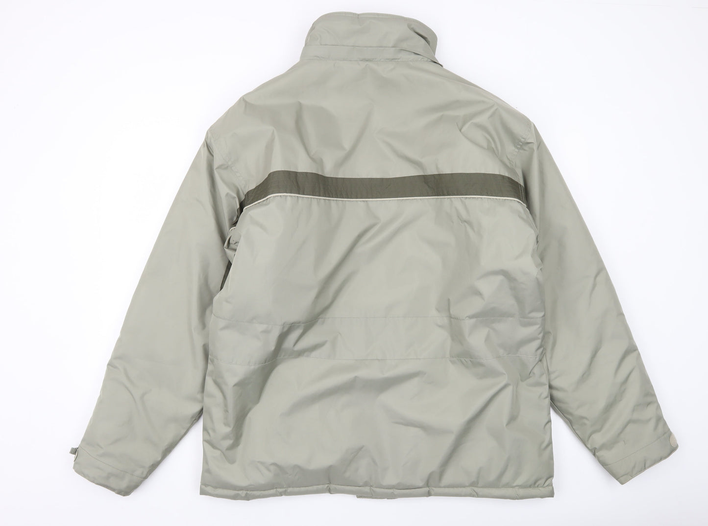 BHS Men’s Grey Medium 38-40" Parka Jacket Polyester Winter Coat