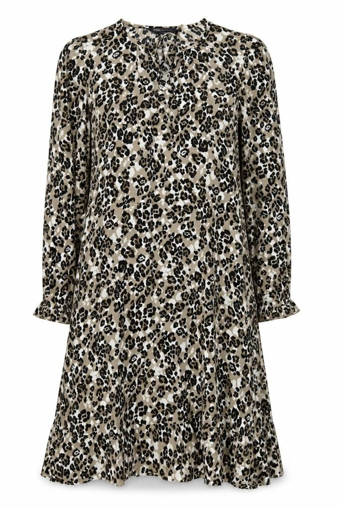 Marks & Spencer Women’s Multicoloured Leopard Print Shift Dress Size 14