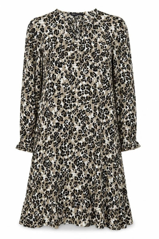 Marks & Spencer Women’s Multicoloured Leopard Print Shift Dress Size 14