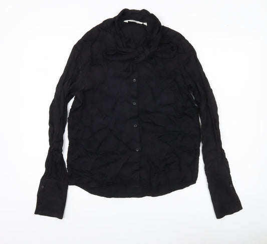 & Other Stories Women Black Size 6 Blouse Long Sleeve Viscose
