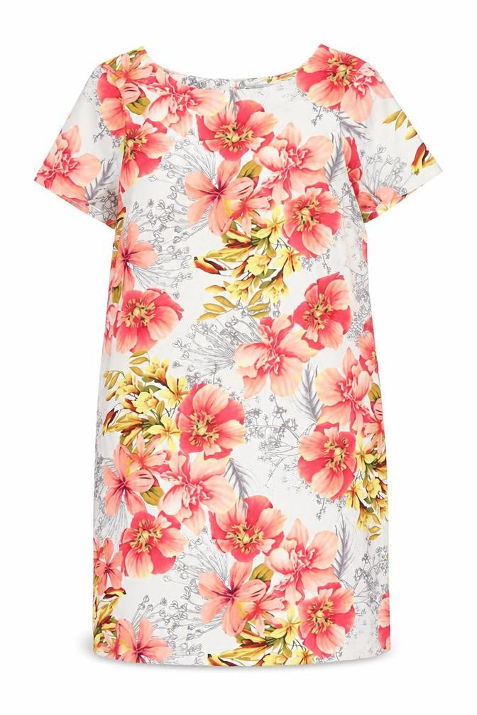 Marks & Spencer Women’s Multicoloured Floral Shift Dress UK 14