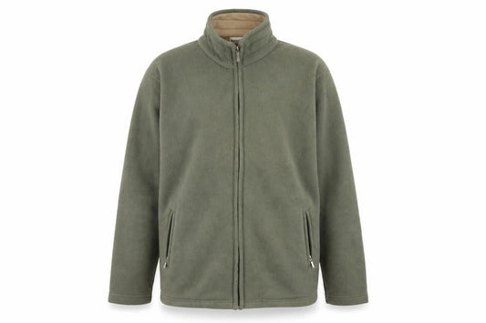 Bonmarché Mens Green Fleece Jacket Size M Regular Fit Full Zip