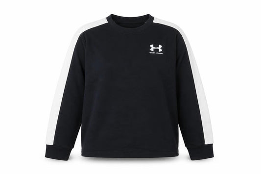 Under Armour Womens Black Sweatshirt Size M Logo Pullover Gym