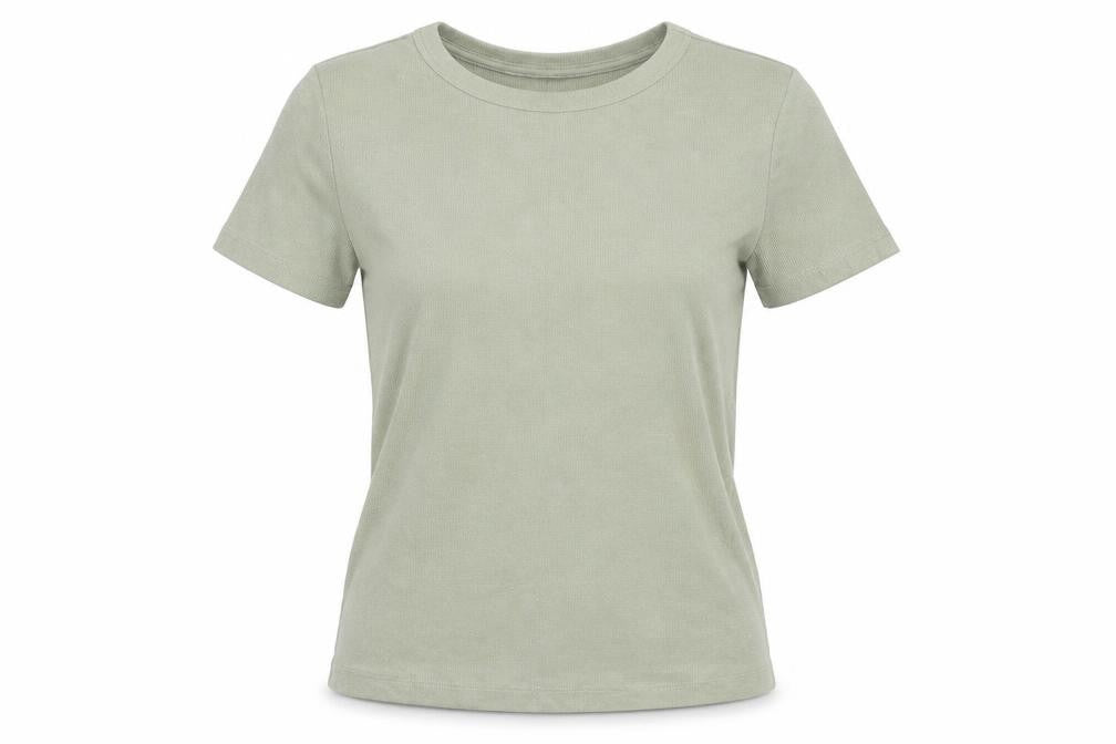 H&M Women’s Green Short Sleeve Basic Crew Neck T-Shirt Size L