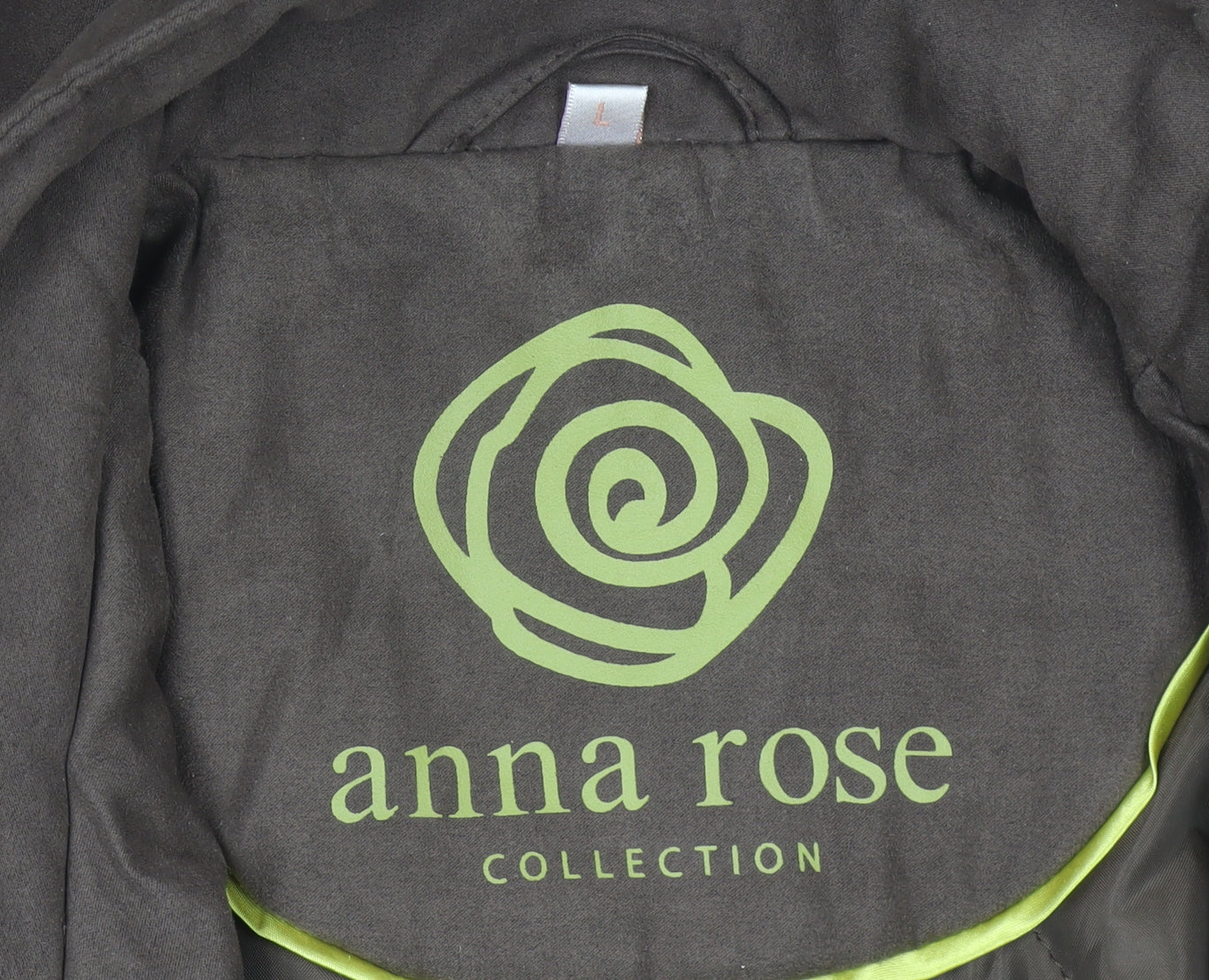 Anna Rose Women’s Brown Mid-Length Overcoat Size L Polyester