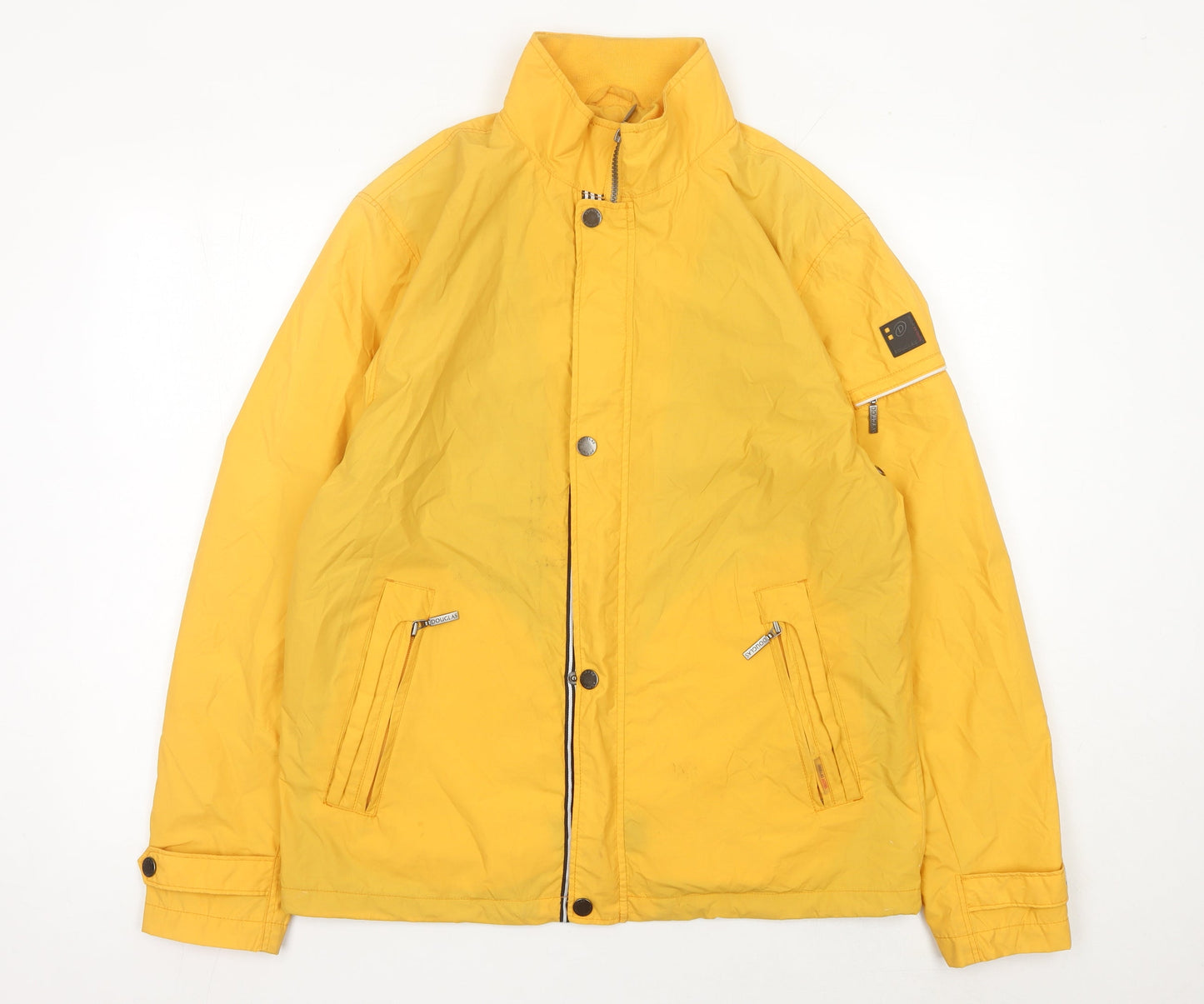 Douglas Men’s Yellow Waterproof Jacket Size 40 Nylon Cotton