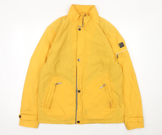 Douglas Men’s Yellow Waterproof Jacket Size 40 Nylon Cotton