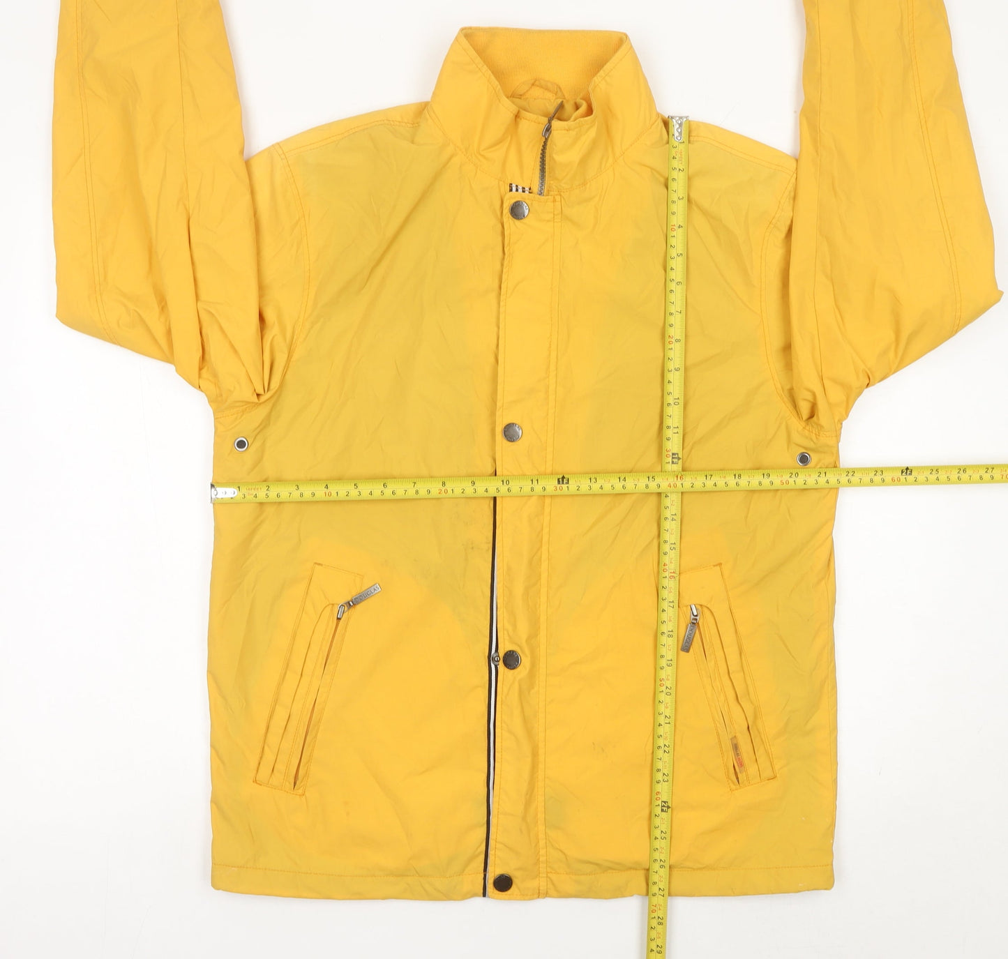Douglas Men’s Yellow Waterproof Jacket Size 40 Nylon Cotton