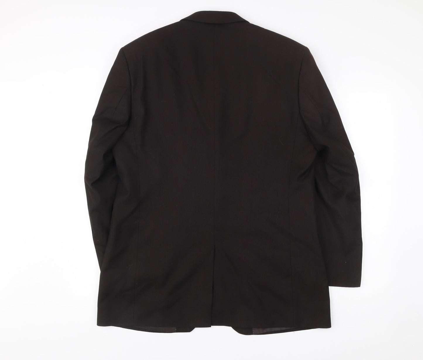 Burton Men Black Blazer Jacket 42R Regular Fit Notch Lapel