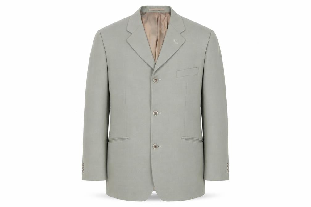 Remus Uomo Men’s Grey 44 Blazer Jacket Single Breasted Notch Lapel