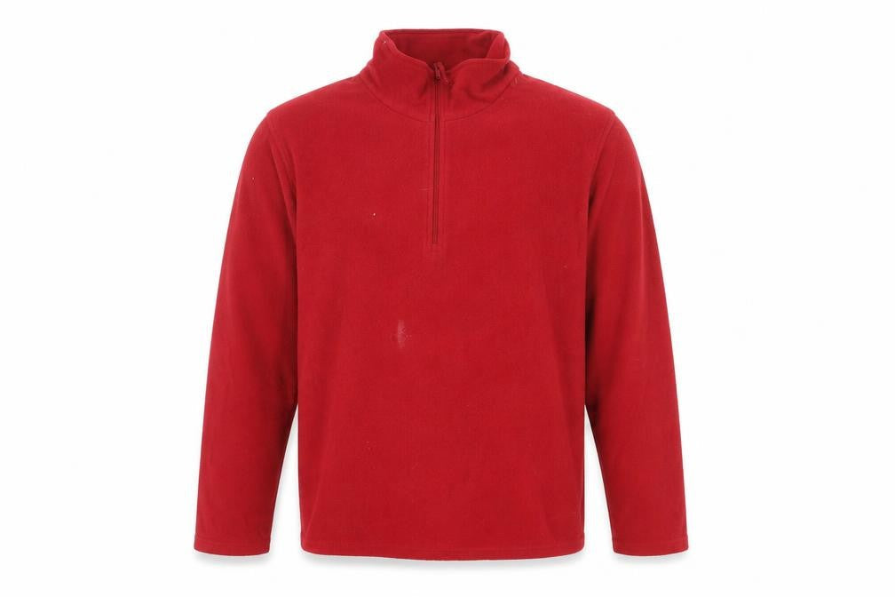 Mountain Warehouse Men’s Red Fleece Pullover Sweatshirt Size L