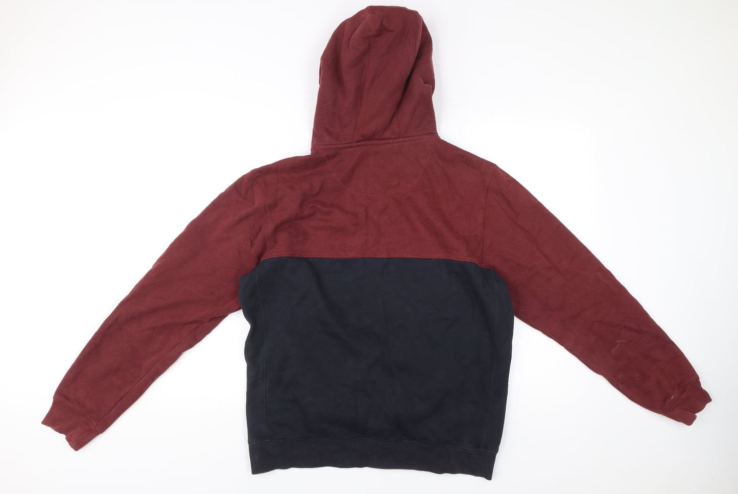 SoulCal & Co Men’s Red Blue XL Half Zip Hoodie with Logo & Pockets
