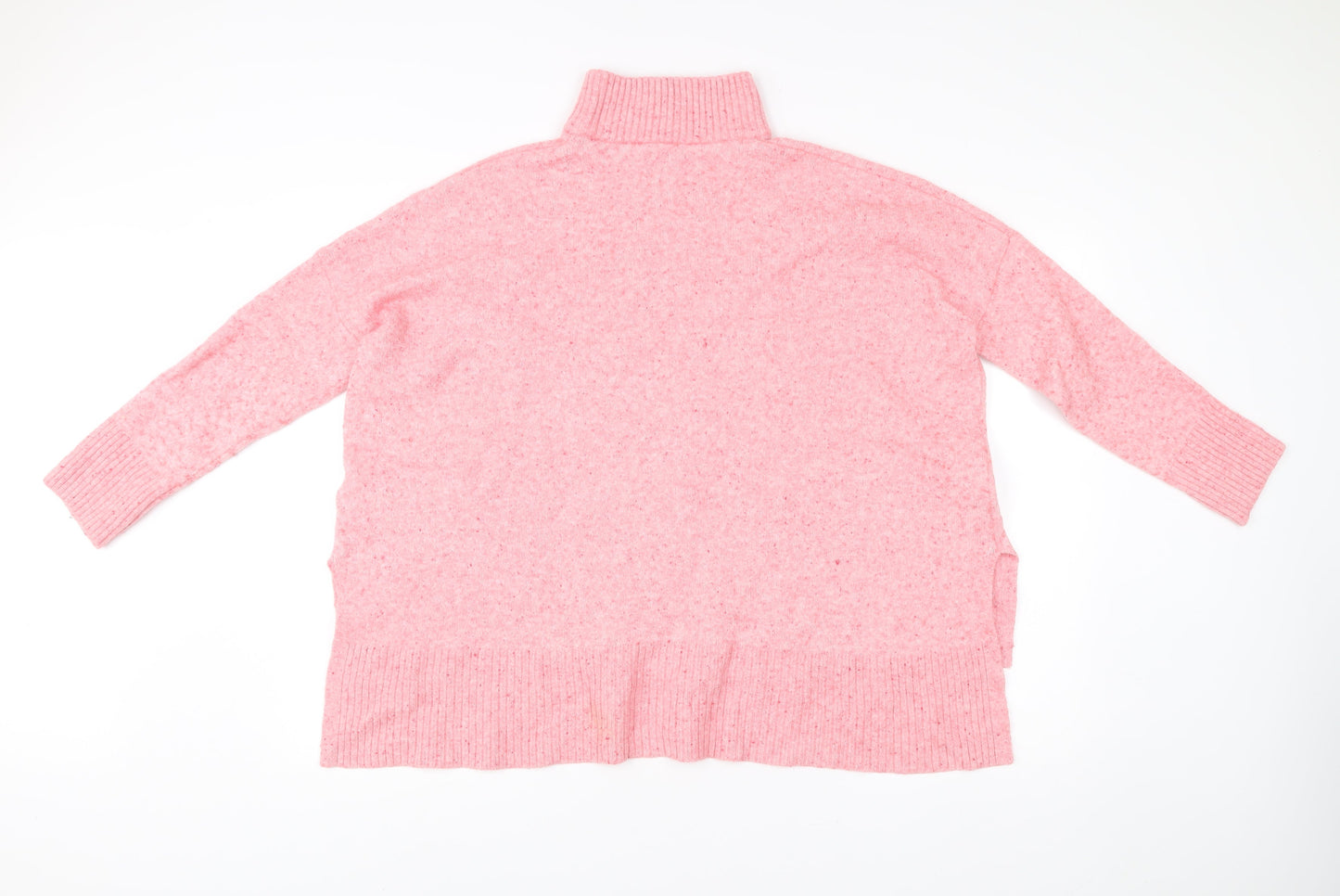 Phase Eight Women’s Pink Roll Neck Pullover Jumper Size M Wool Blend