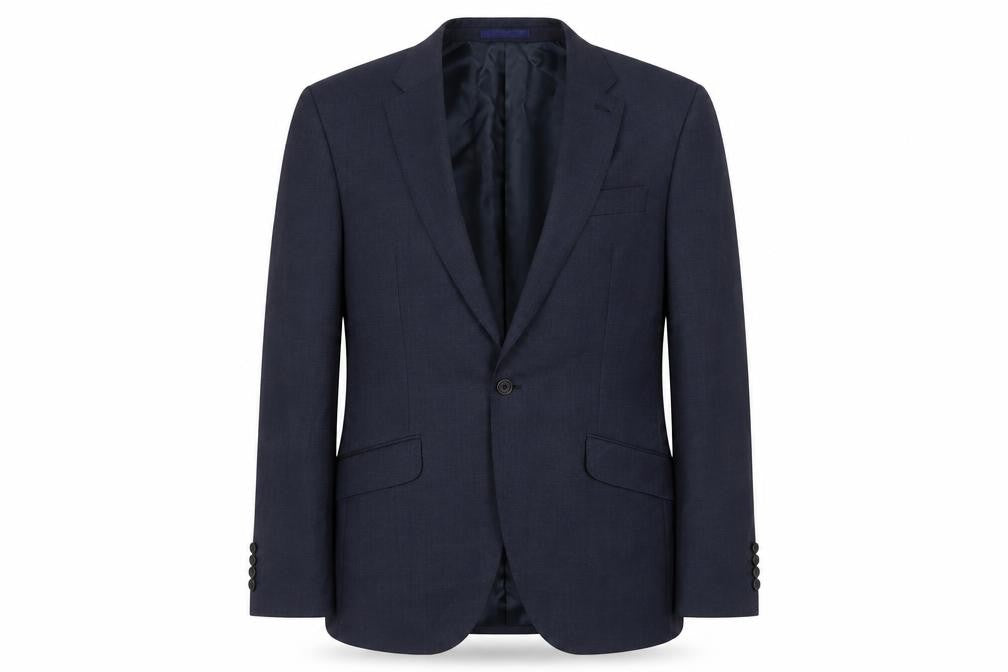 Next Italia Men’s Blue Wool Blazer Jacket Size 40 Regular Classic Fit