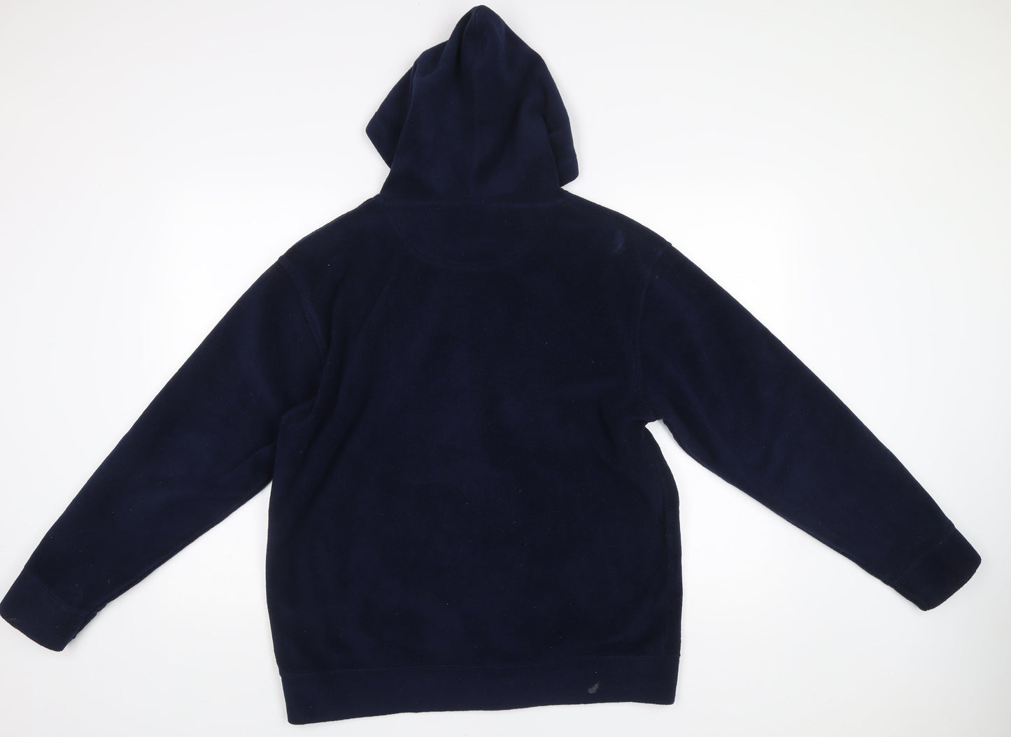 Turbulence Mens Blue L Fleece Full Zip Hooded Jacket Casual