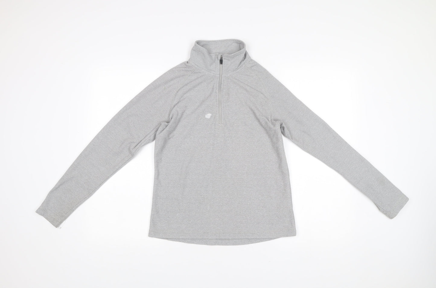 Trespass Women’s Grey 1/2 Zip Hoodie UK 10 Polyester Outdoor