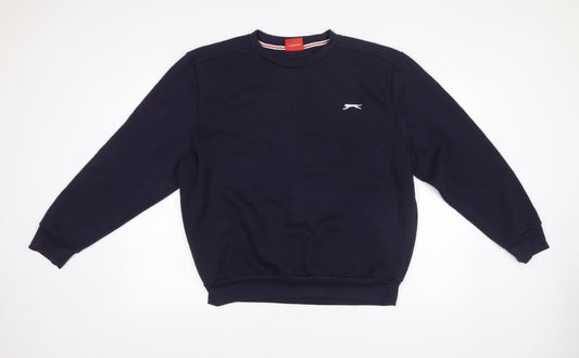 Slazenger Men’s Blue XL Crew Neck Pullover Sweatshirt