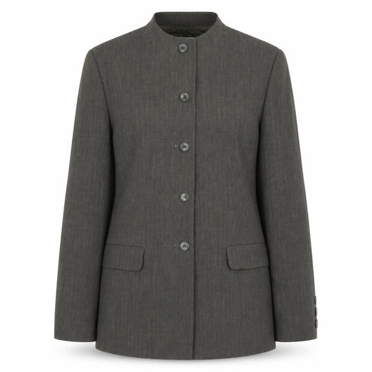 Bianca Womens Green Size 12 Polyester Single Breasted Suit Jacket