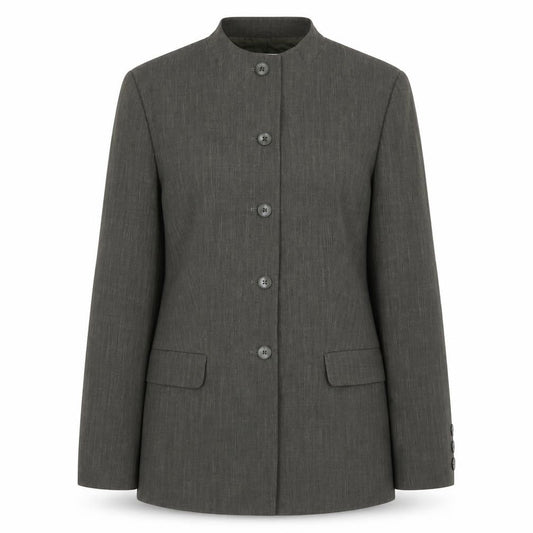 Bianca Womens Green Size 12 Polyester Single Breasted Suit Jacket