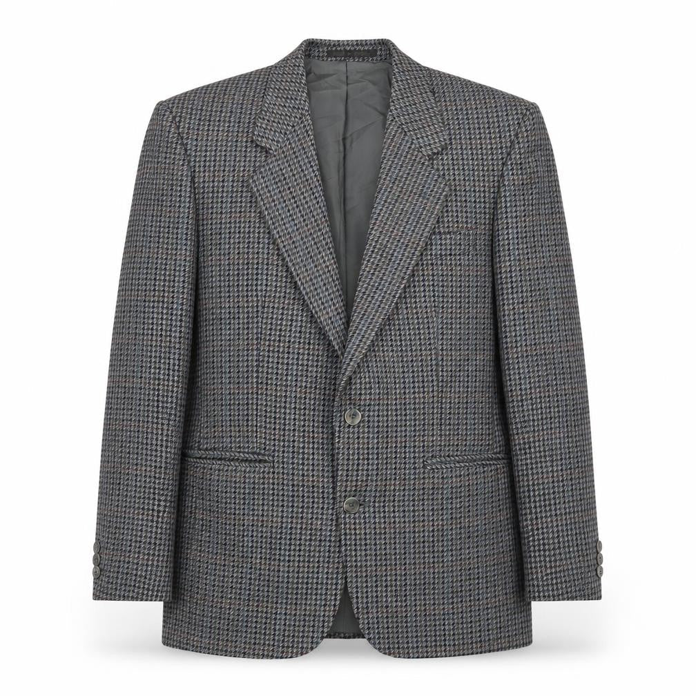 Greenwoods Mens Multicoloured Wool Check Blazer Jacket Size 38