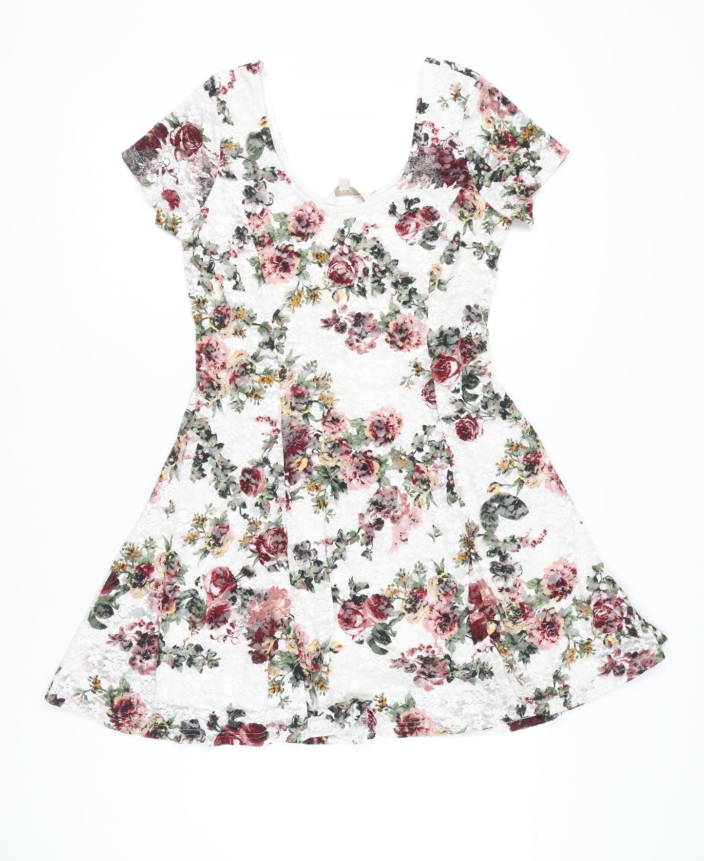 Apricot Women’s Multicoloured Floral Fit & Flare Dress Size 12