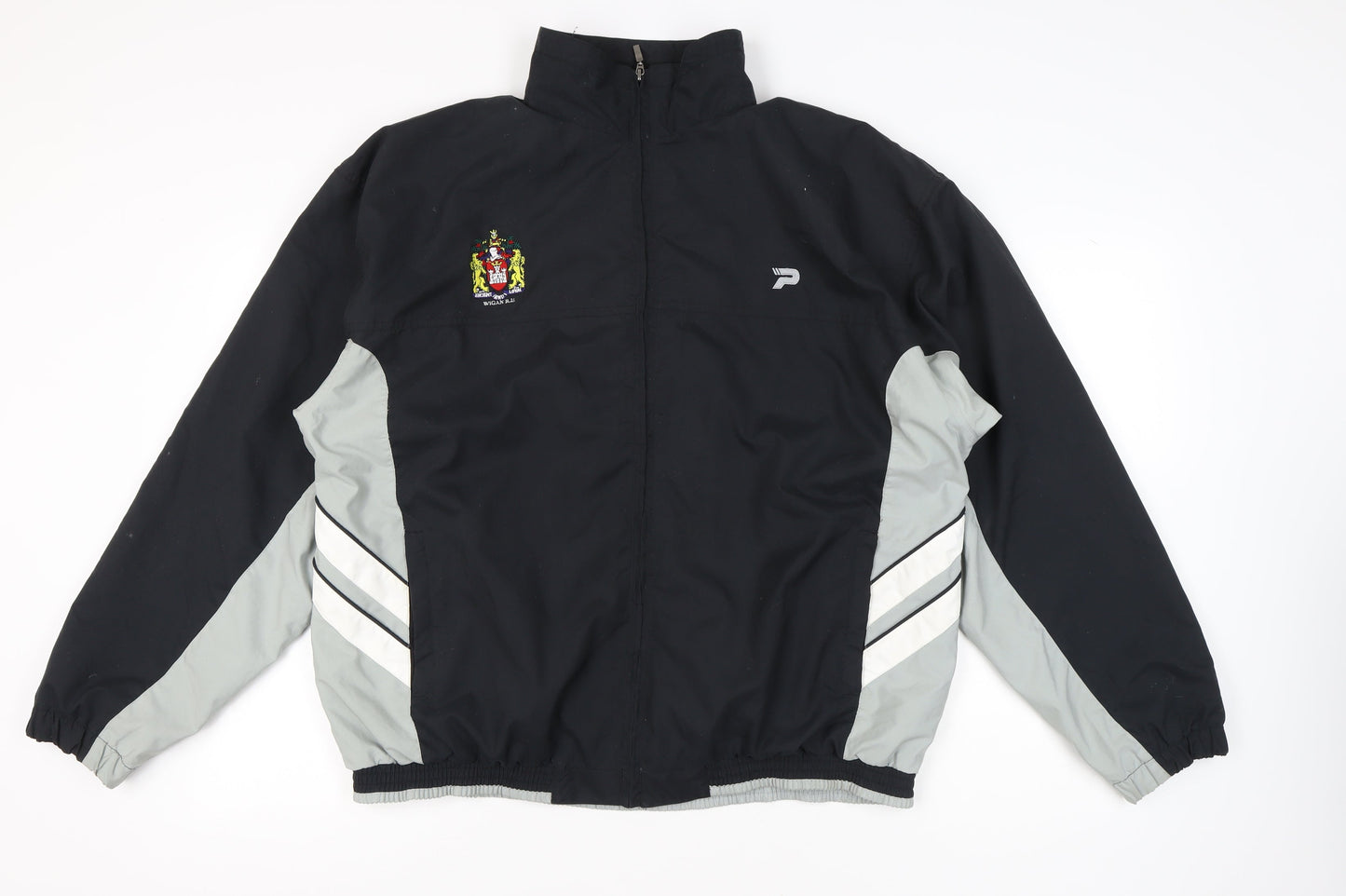 Patrick Men’s Black XL Windbreaker Jacket Sports Full Zip