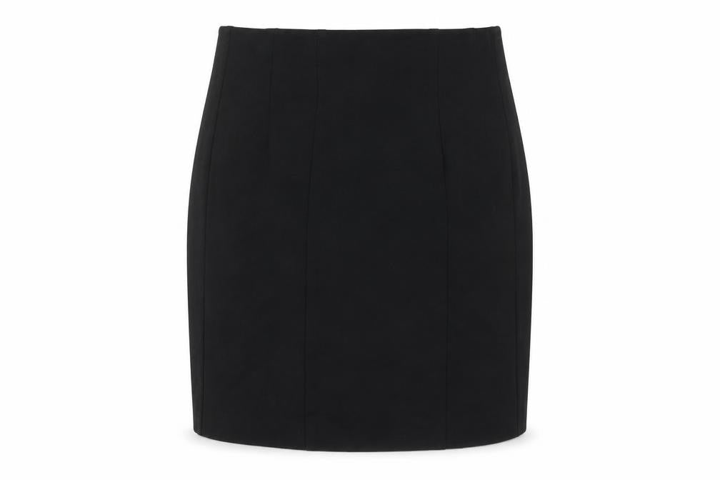 Marks & Spencer Women Black Size 12 Pencil Long Work Skirt