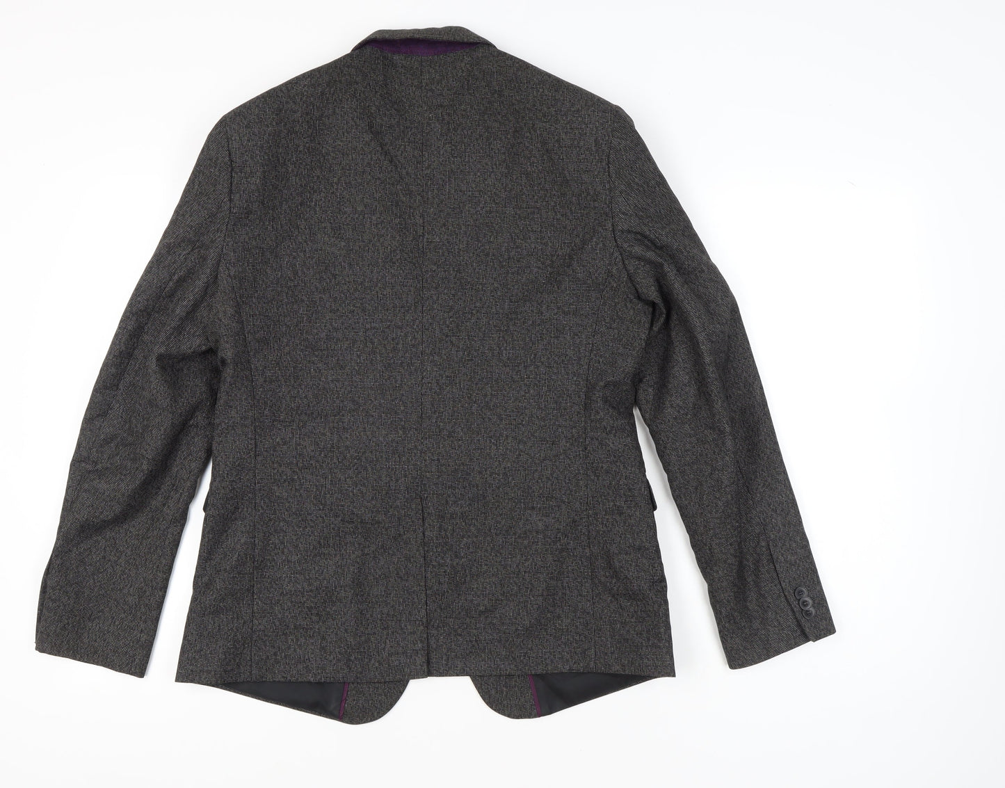 Marks and Spencer Men's Grey 40in Blazer Jacket Medium