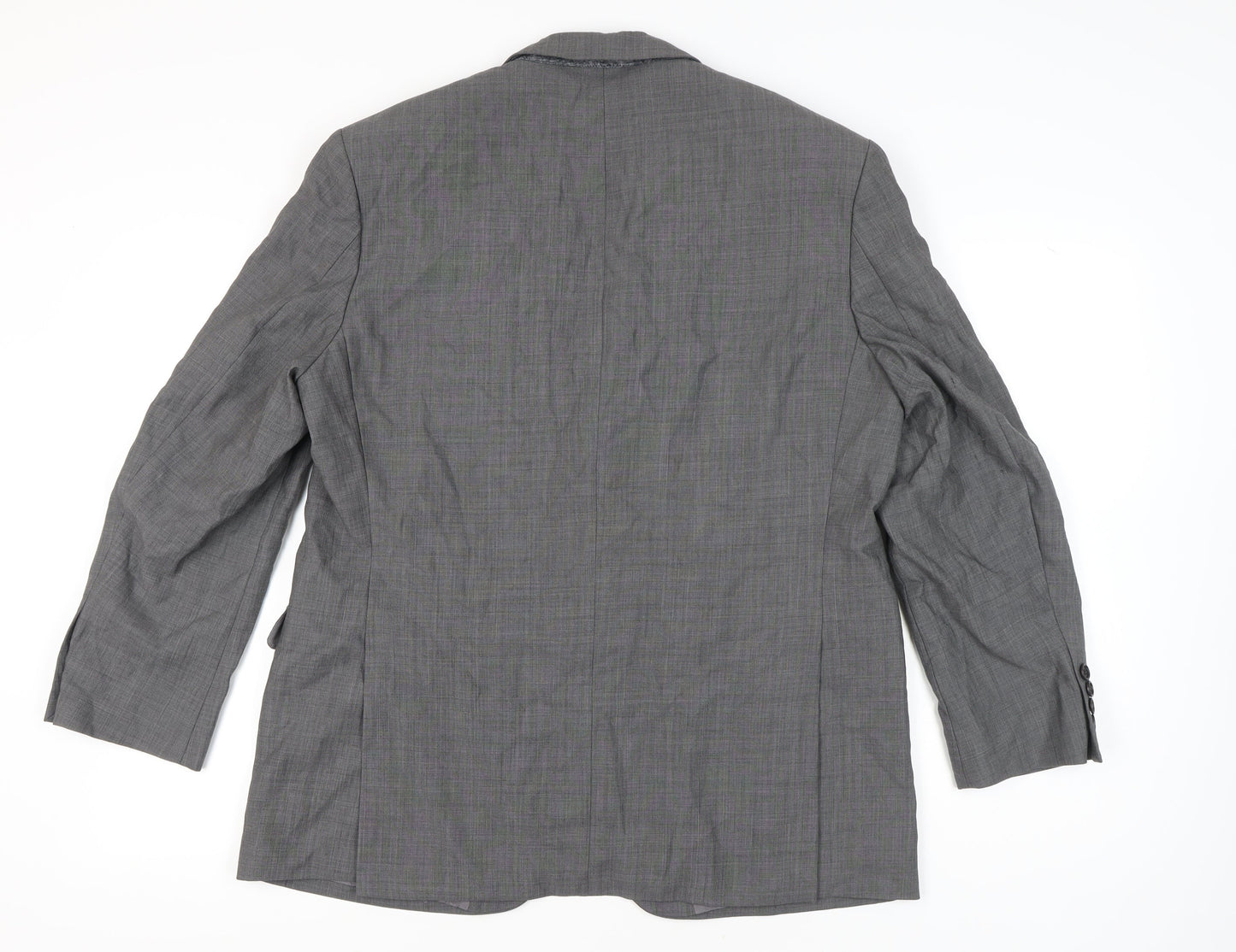 Marks and Spencer Mens Grey Wool Blazer Jacket 42R Medium Regular Fit
