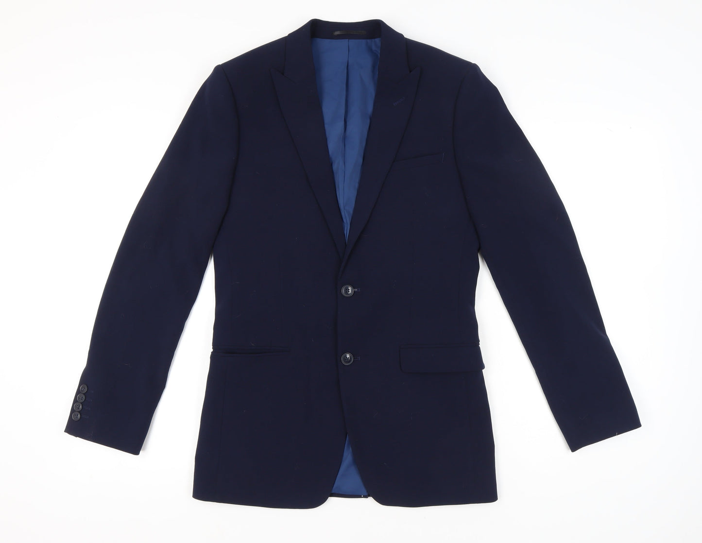 ONESIX5IVE Men’s Blue Slim Fit Blazer Jacket 36L