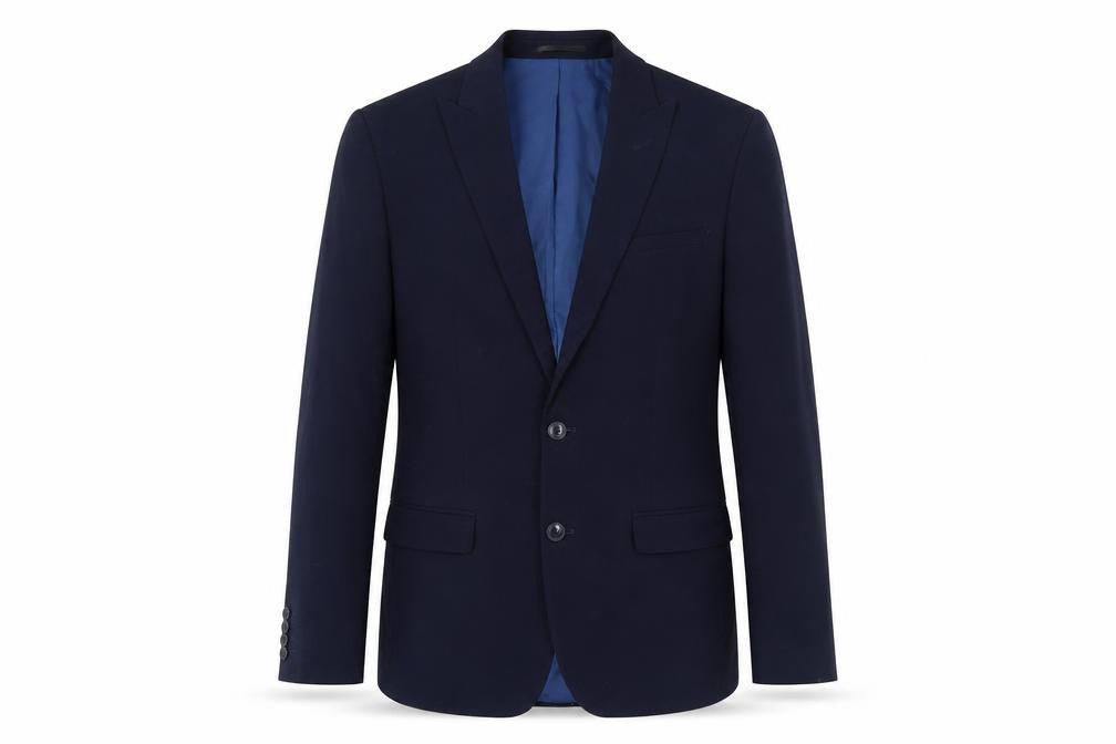 ONESIX5IVE Men’s Blue Slim Fit Blazer Jacket 36L
