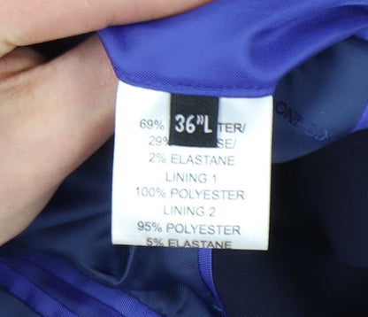 ONESIX5IVE5IVE Men’s Blue Slim Fit Blazer Jacket 36L