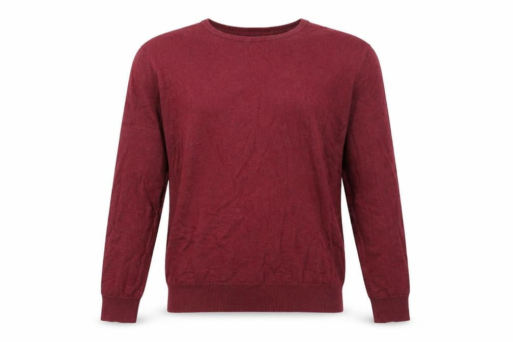 Twisted Gorilla Men's Red Cotton Blend Pullover Jumper Size L