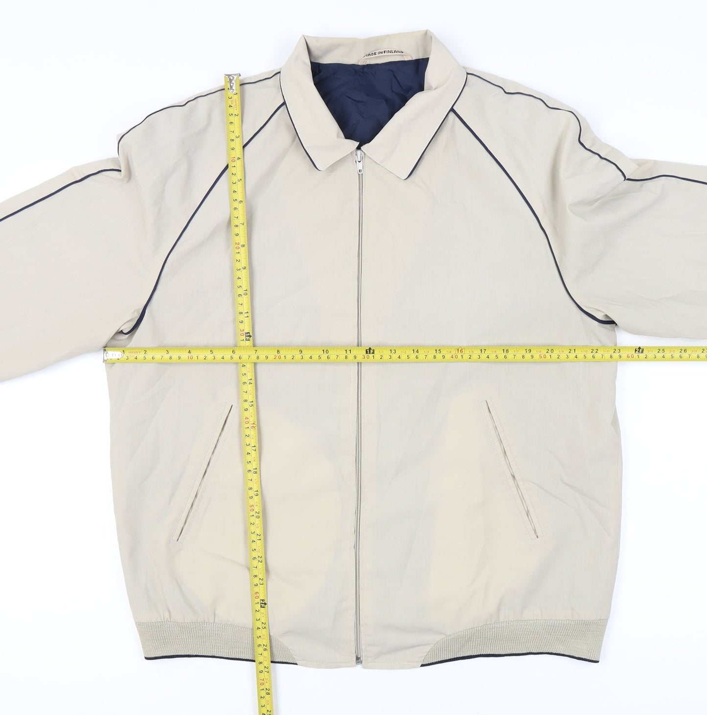 Marks and Spencer Men’s Beige 44in Classic Jacket Full Zip