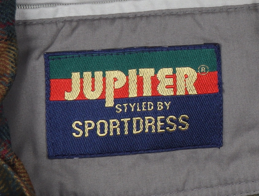 Jupiter Mens Beige Military Jacket Size 54 Regular Fit Mid-Length
