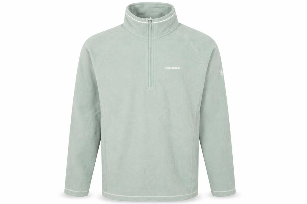 Craghoppers Unisex Green XL Fleece Sweatshirt 1/2 Zip Outdoor Wear