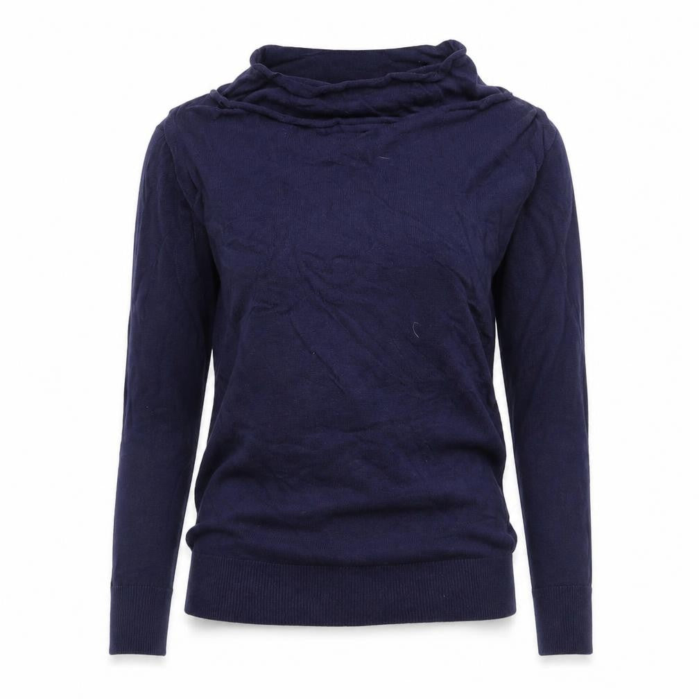 JoJo Maman Bébé Womens Blue Small Pullover Jumper Boat Neck Knit