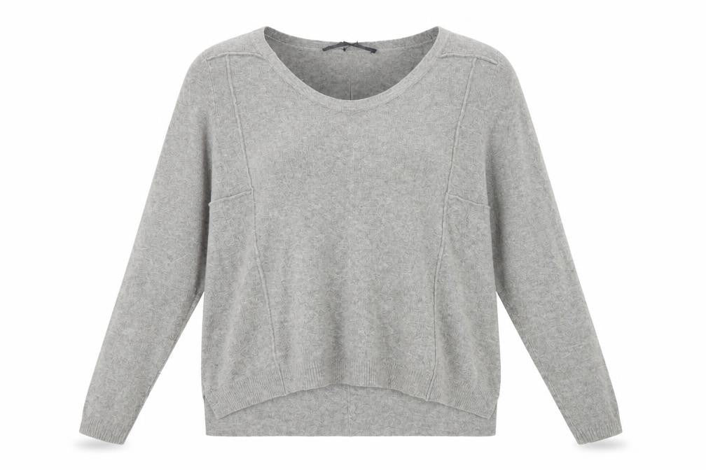 French Connection Women’s Grey Knit Pullover Jumper Size M