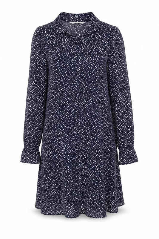 & Other Stories Women’s Blue Polka Dot Long Sleeve Shirt Dress Size 8