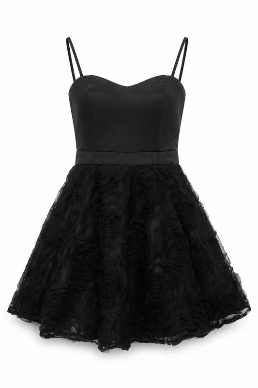 Be Beau Women’s Black Fit & Flare Party Dress Size 10
