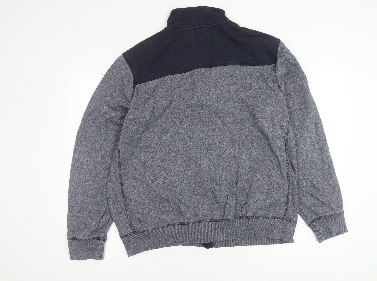 Marks and Spencer Men’s Blue XL 44-46" Full Zip Cotton Jacket