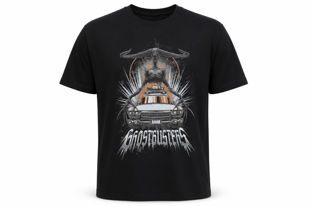 Forbidden Planet Men’s Black Ghostbusters XL Graphic T-Shirt